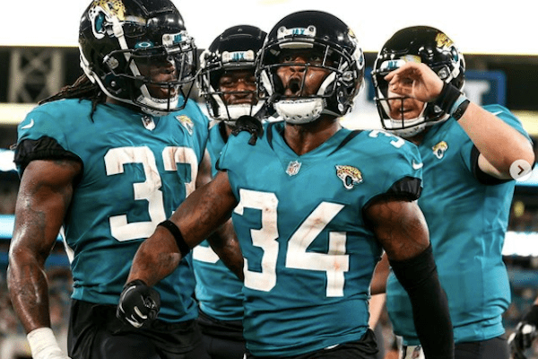 Jaguars jubeln nach Touchdown