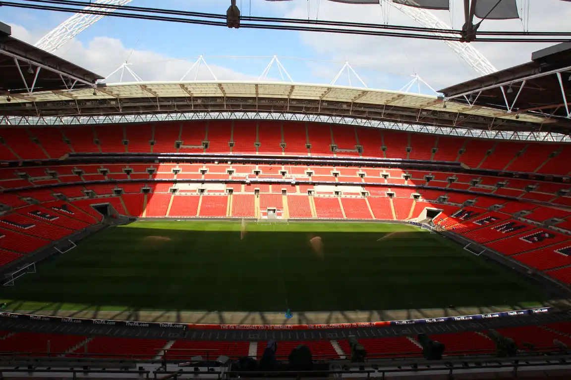 Blick Südtribüne Oberrang Block 527