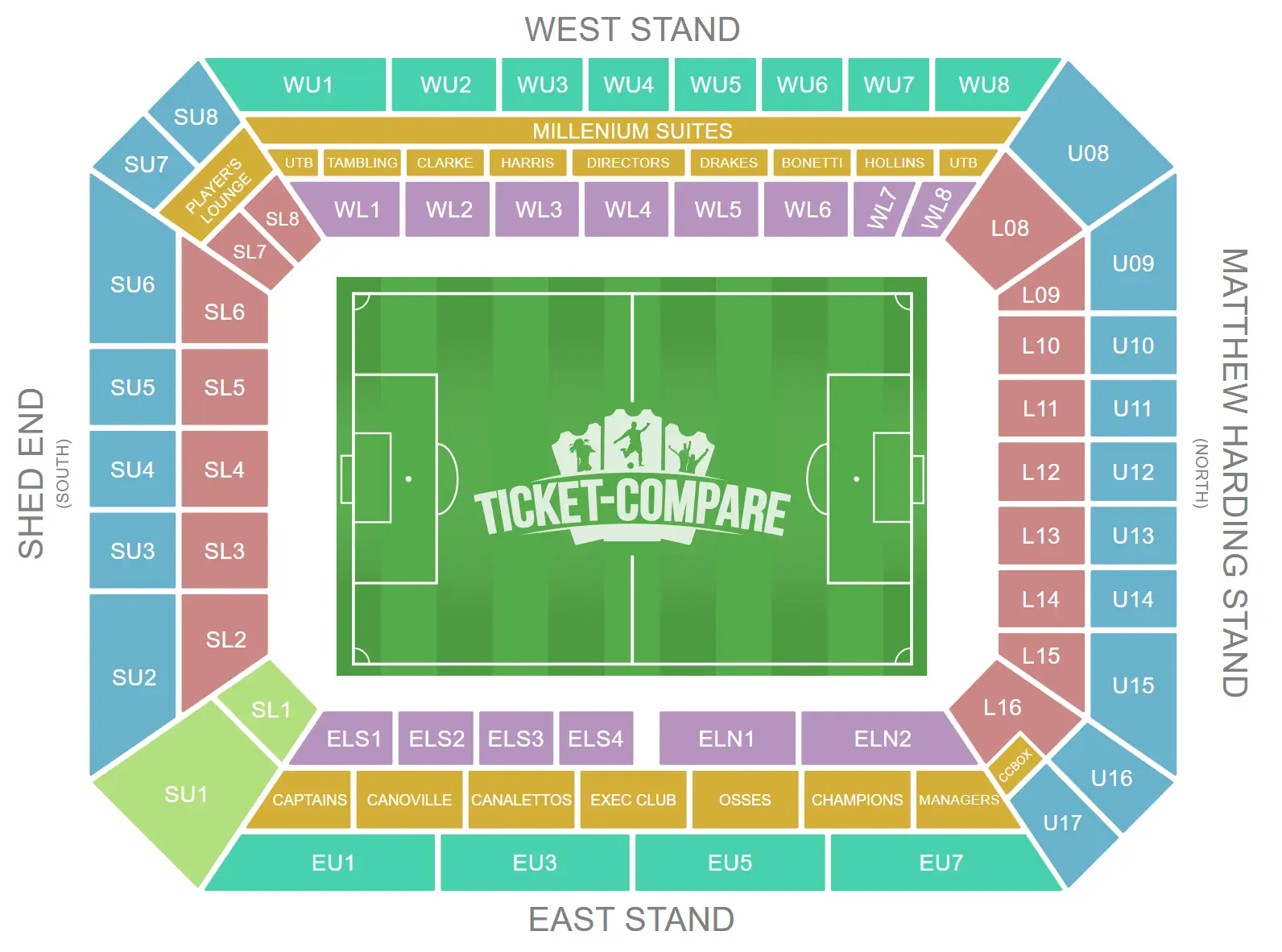 Stamford Bridge Sitzplan