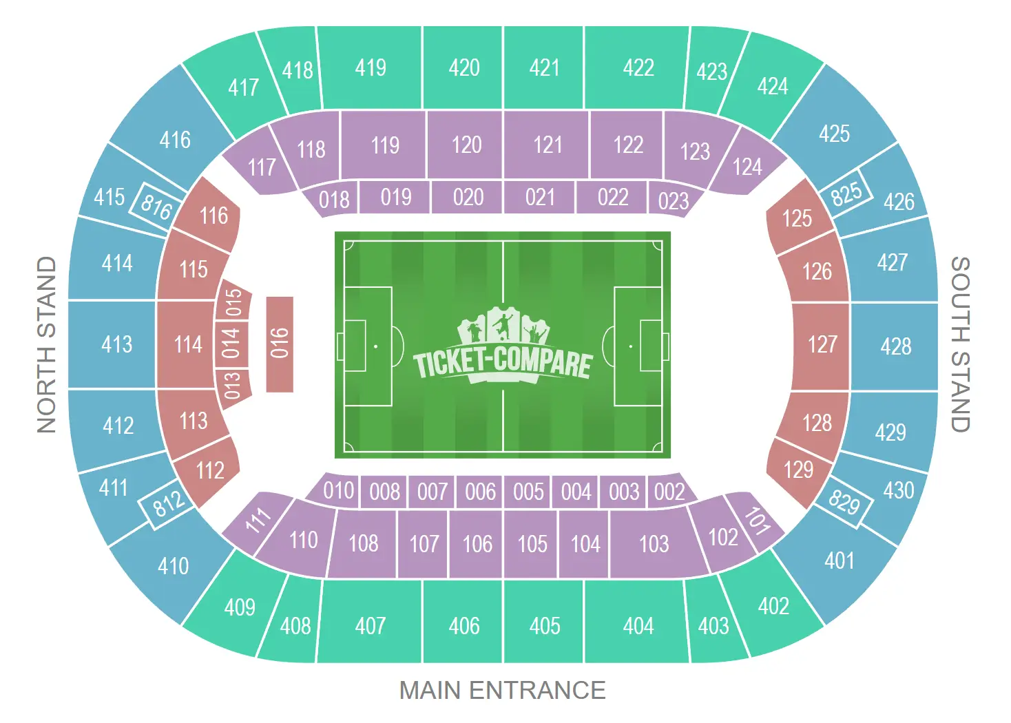 Johan Cruijff ArenA Sitzplan