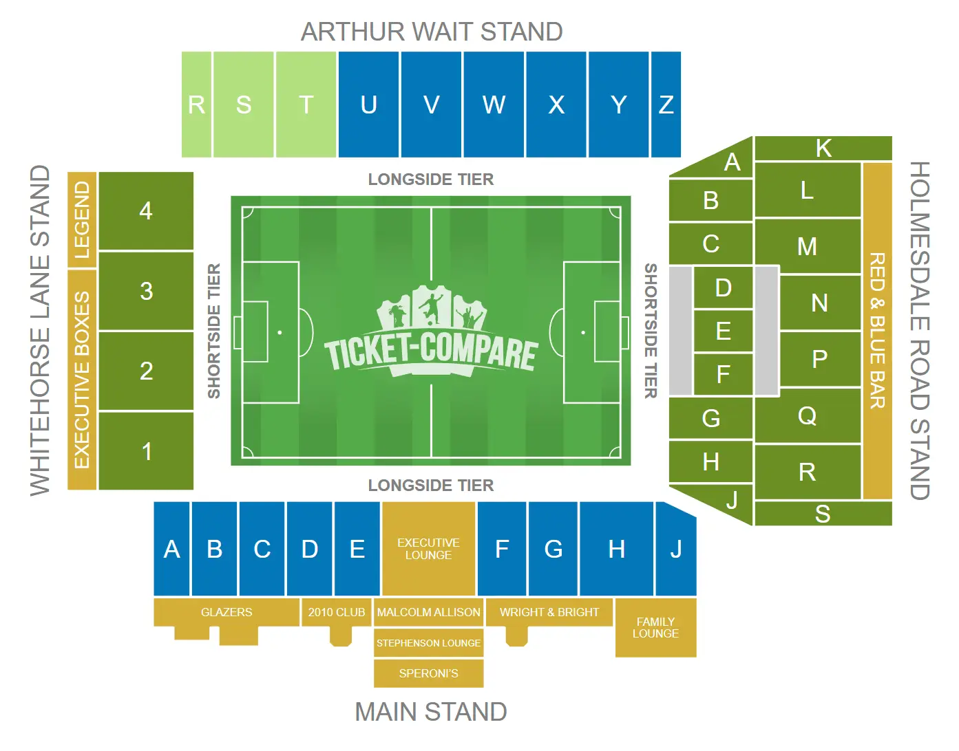 Selhurst Park Sitzplan
