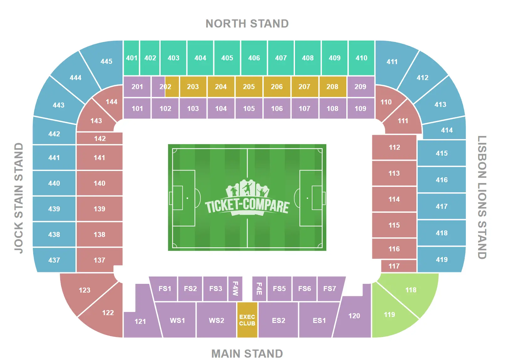 Celtic Park Sitzplan