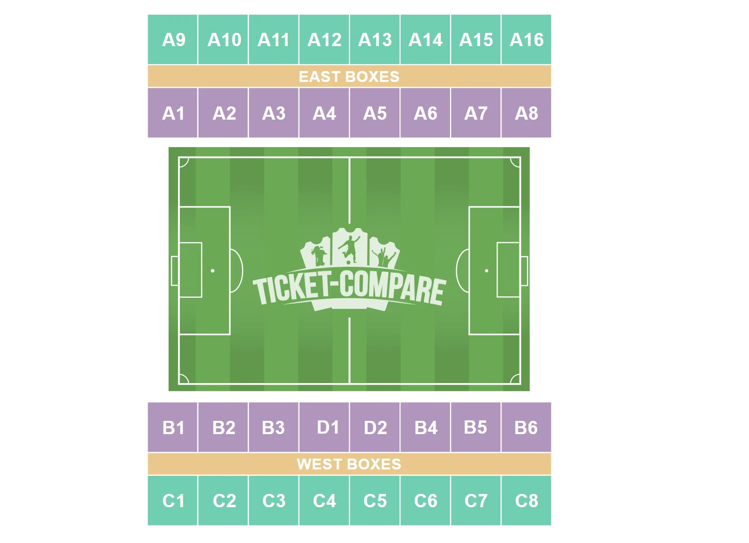 Estádio Municipal de Braga Sitzplan