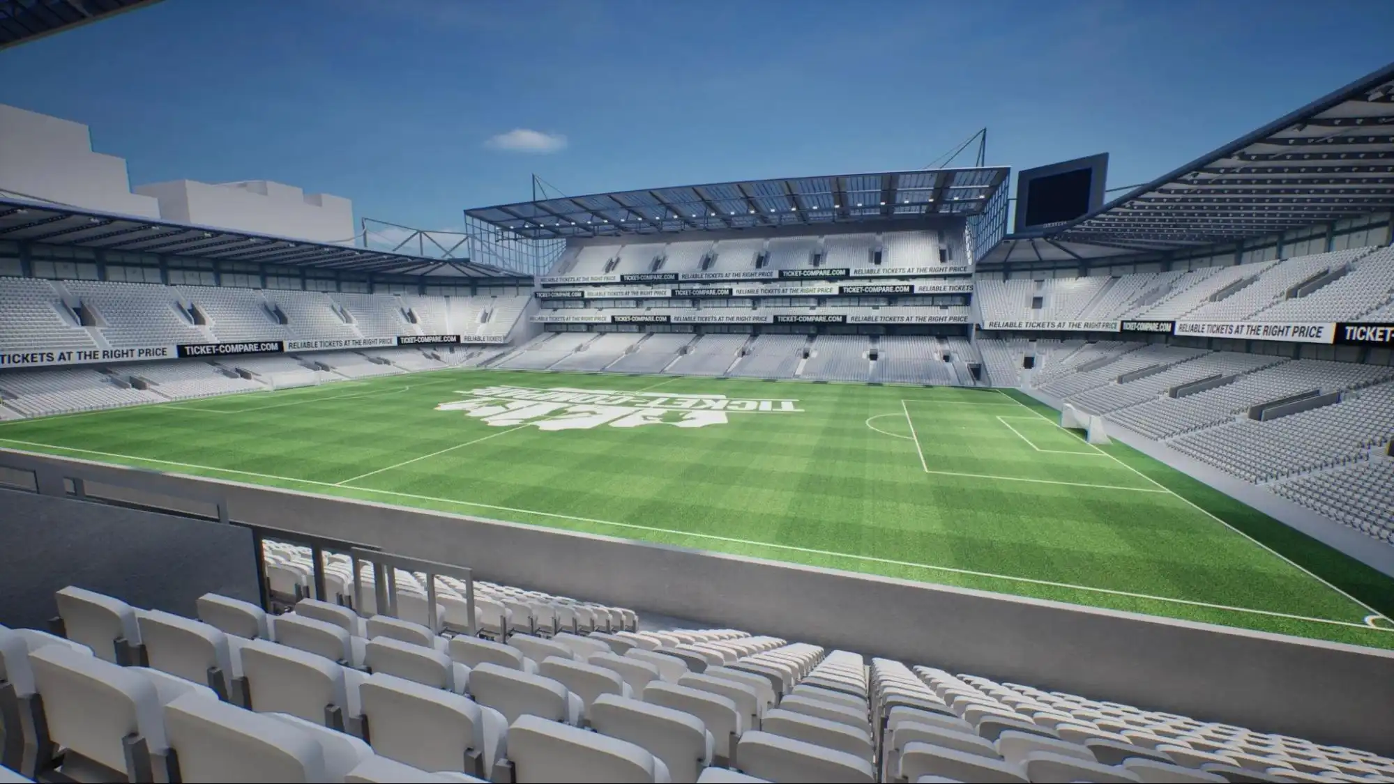 Illustration Stamford Bridge East Stand Middle Tier view