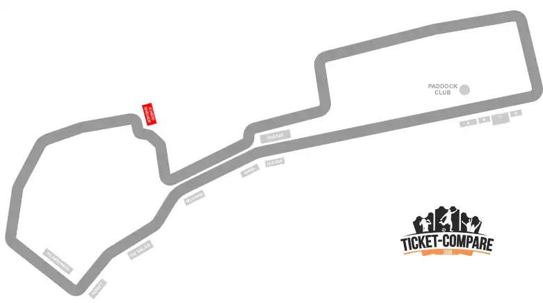 Baku Circuit Plan Tribünen