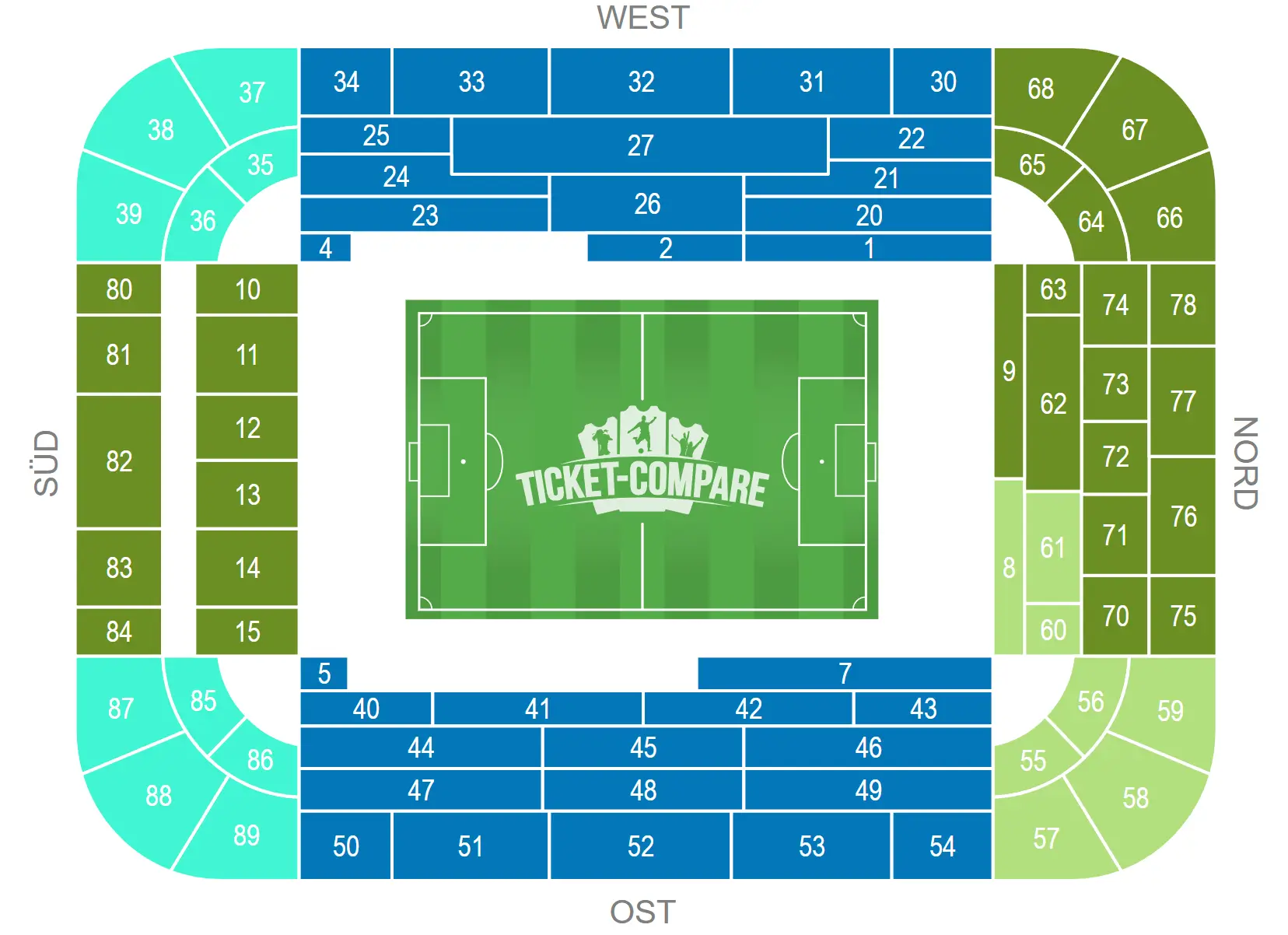 Signal Iduna Park Sitzplan