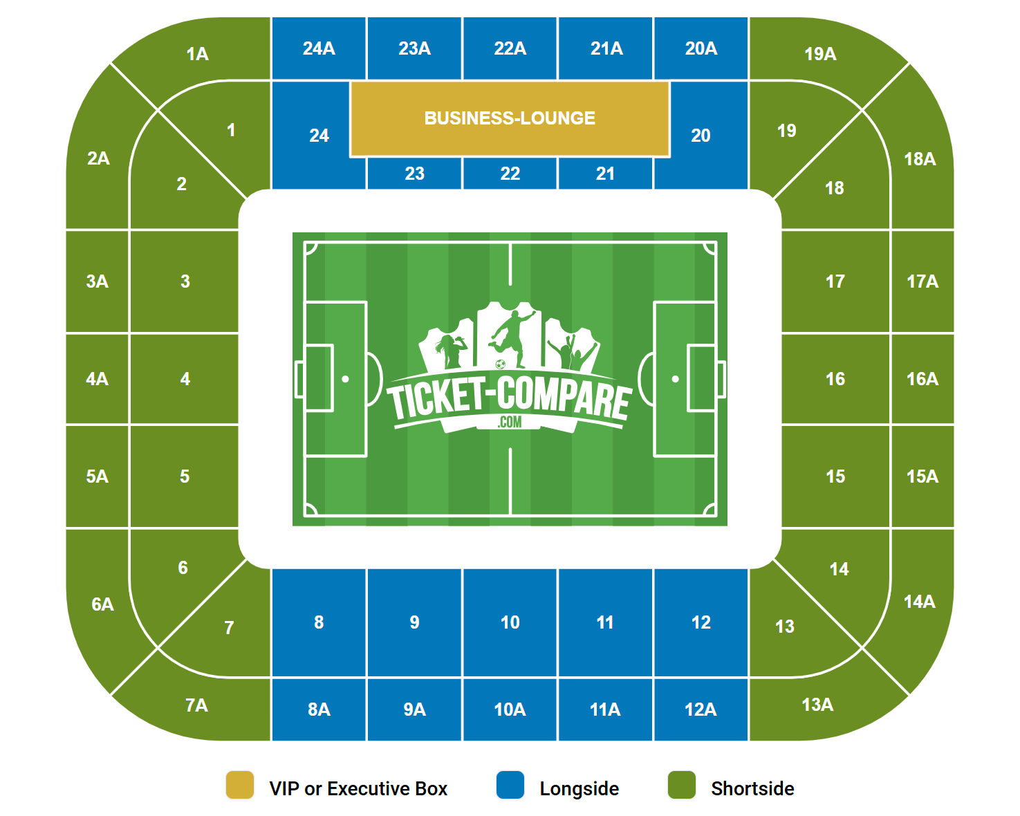 Borussia-Park Sitzplan