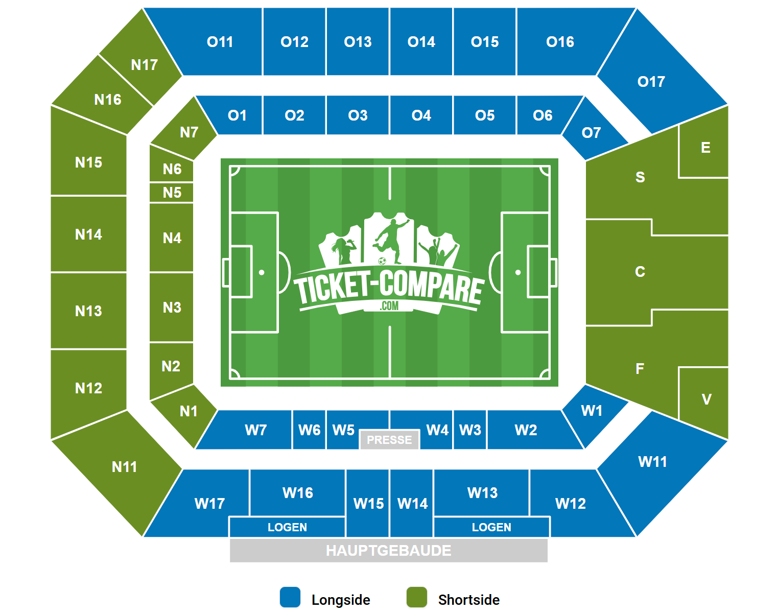 Europa-Park Stadion Sitzplan