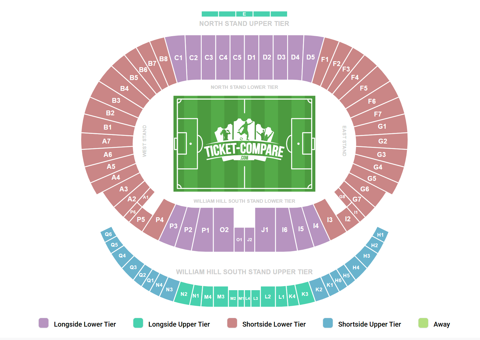 Hampden Park Sitzplan