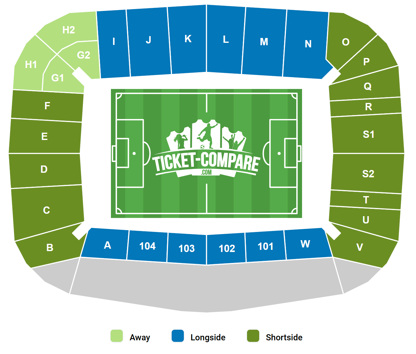 Rhein-Neckar-Arena Sitzplan