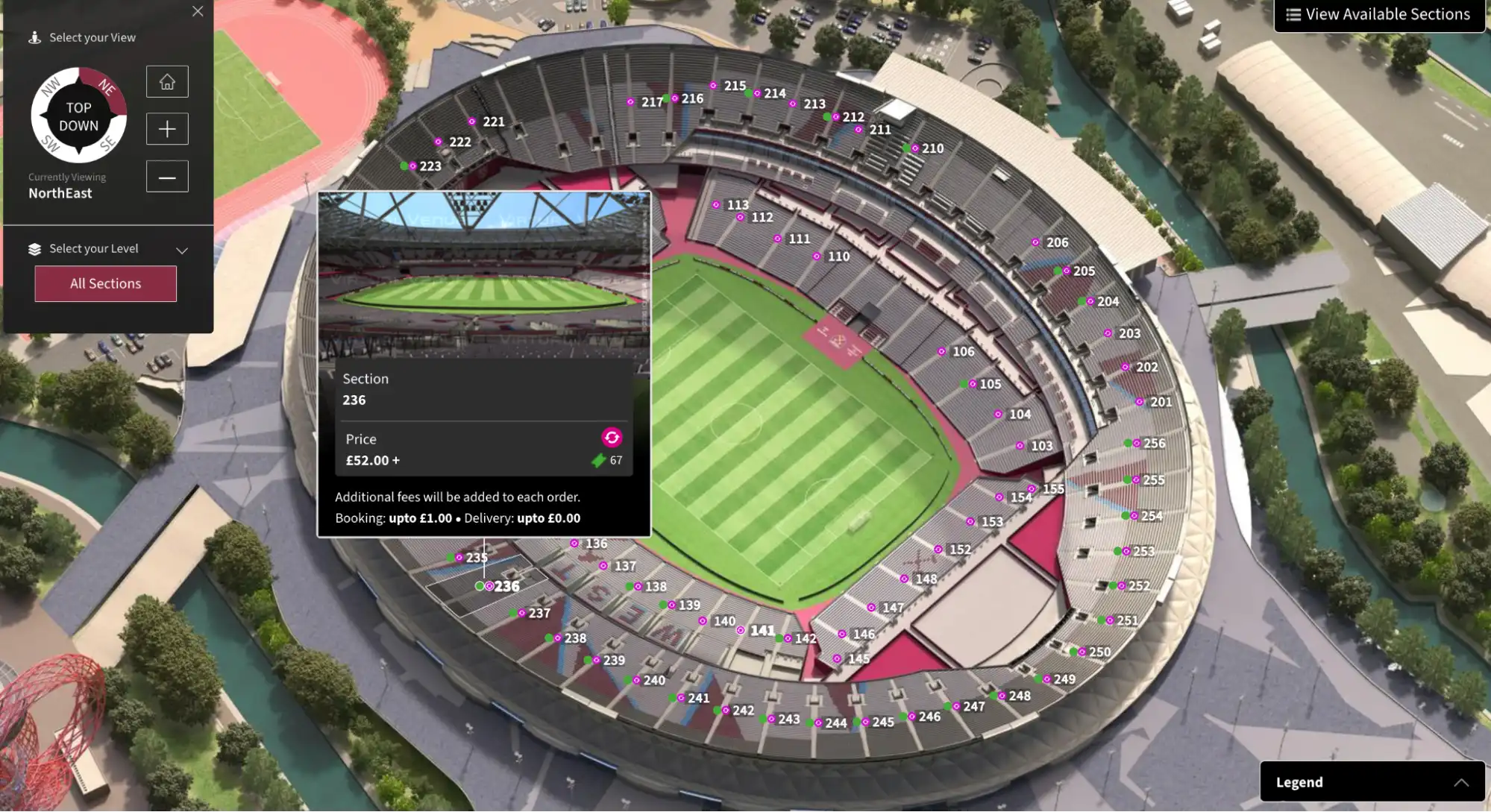 Vorschau Sitzplätze