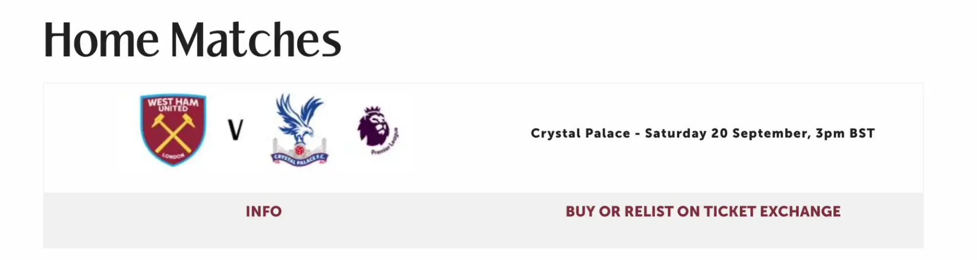 screenshot Buy or relist in tickets exchange button