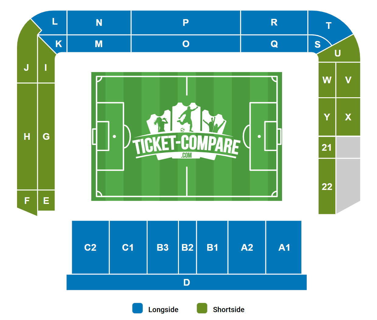 Stadion An der Alten Försterei Sitzplan