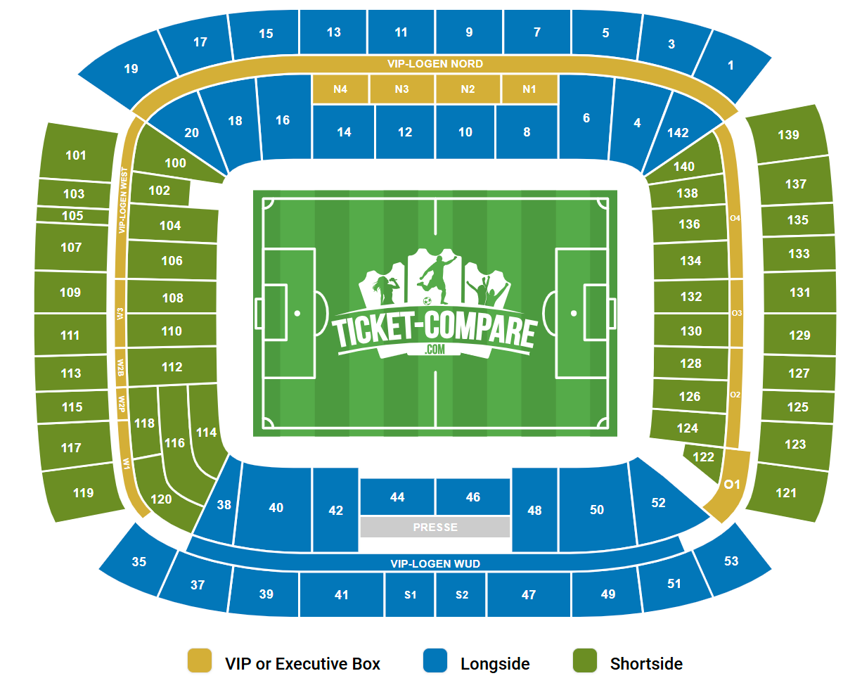 Weserstadion Sitzplan