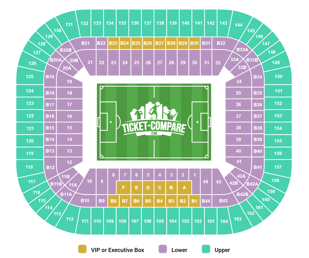 Merkur Spiel-Arena Sitzplan