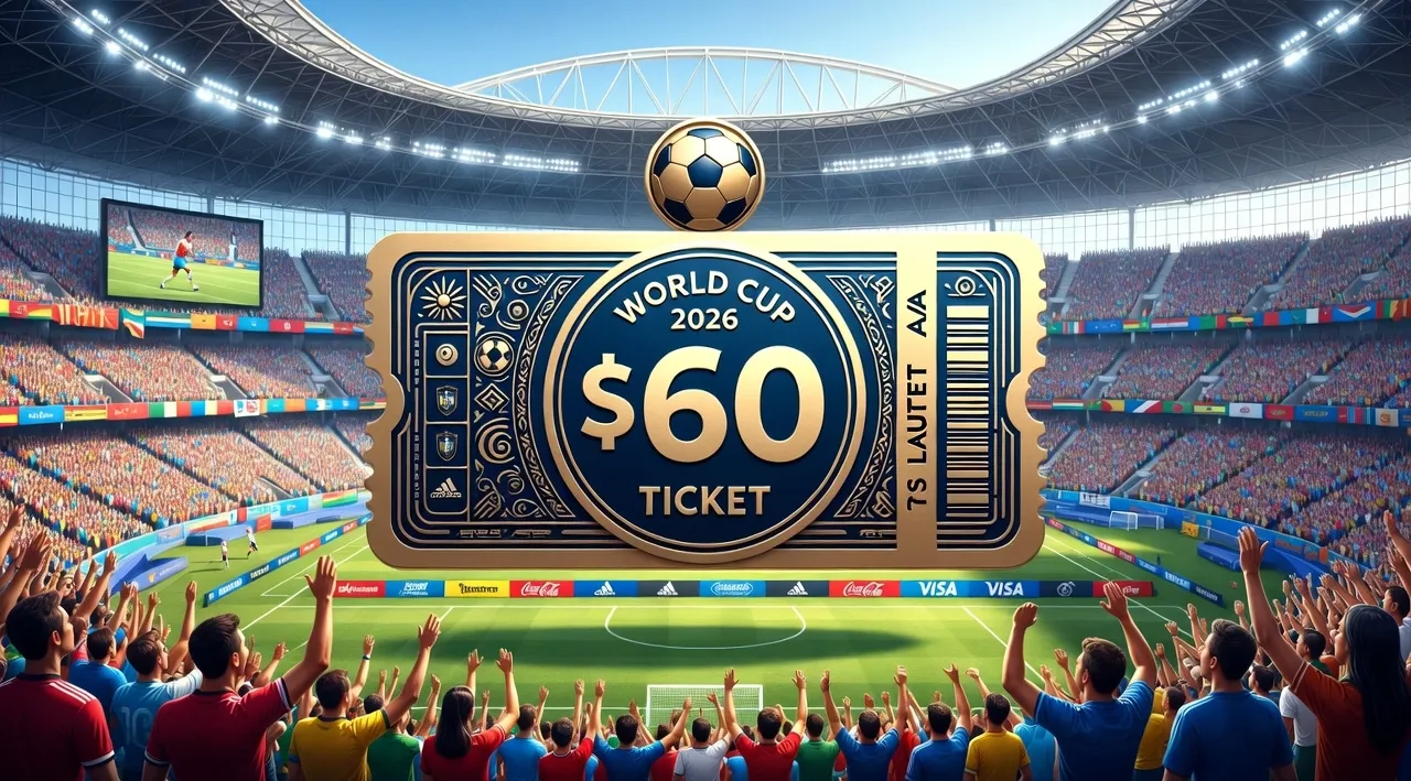 So bekommst du $60 Tickets für die WM 2026 background image