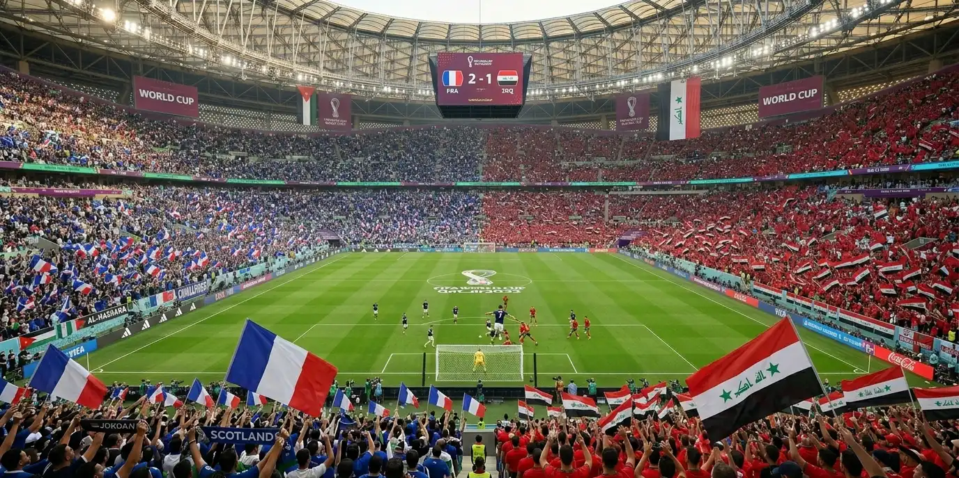 So bekommst du Frankreich vs Irak World Cup 2026 Tickets background image