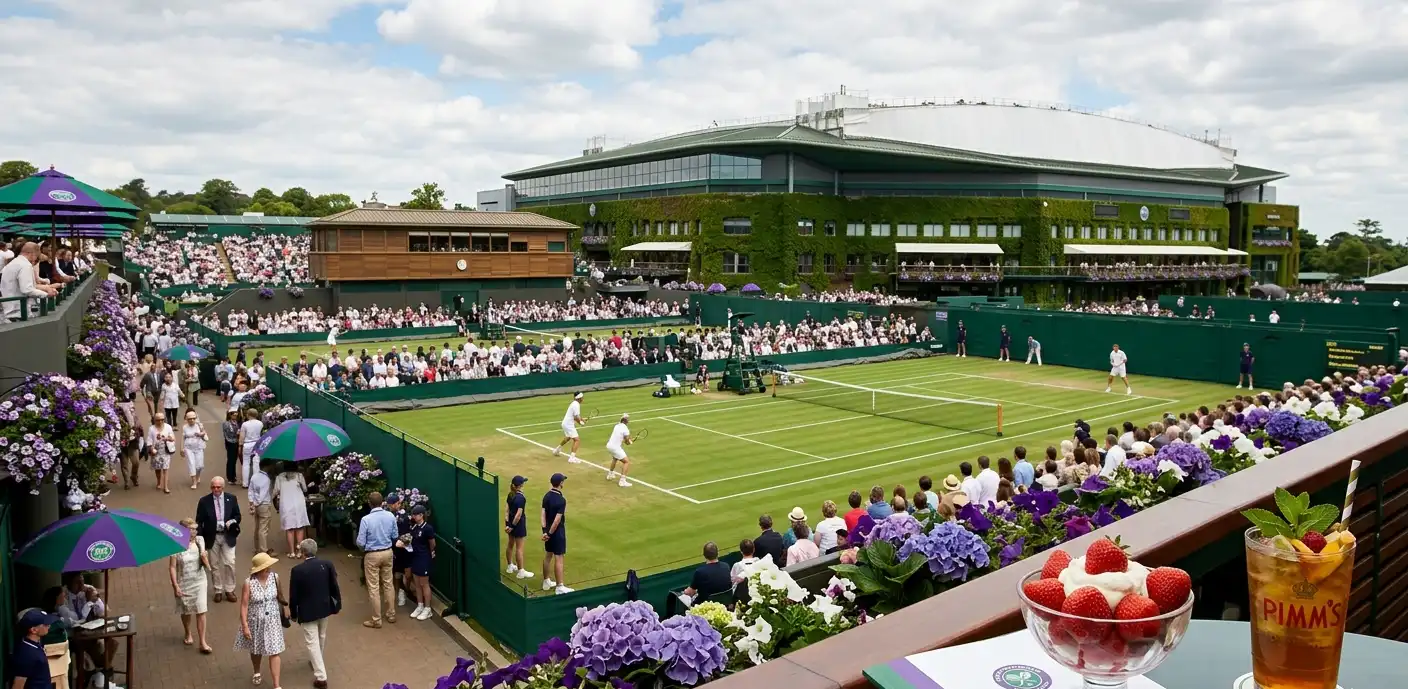 Wimbledon-Traditionen erklärt: Die einzigartigen Bräuche der Championships background image