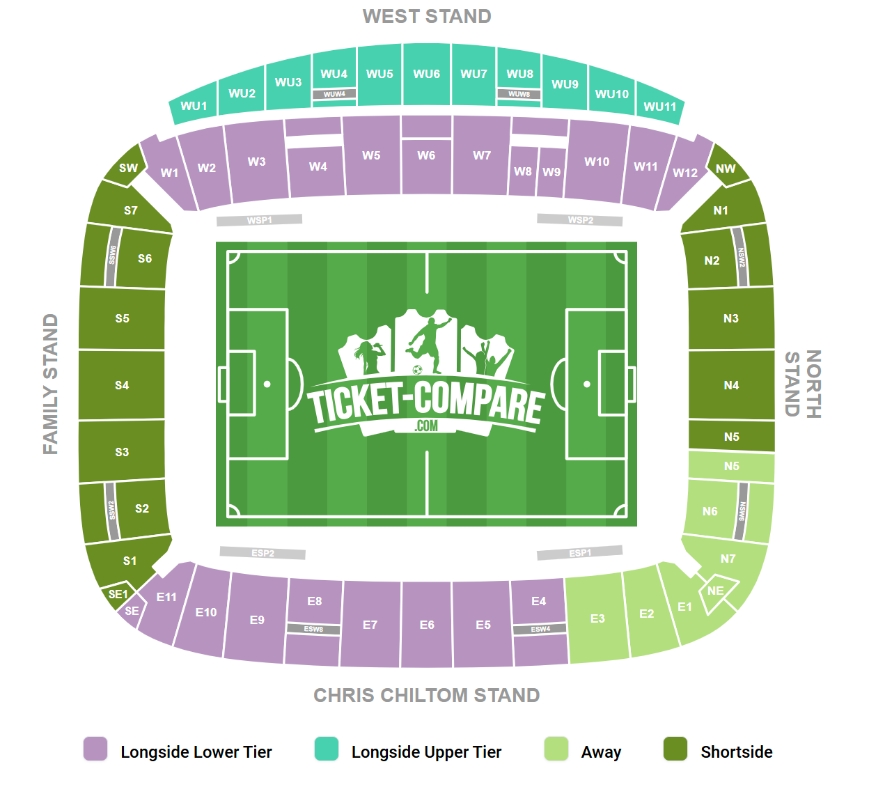 MKM Stadium Seating Plan