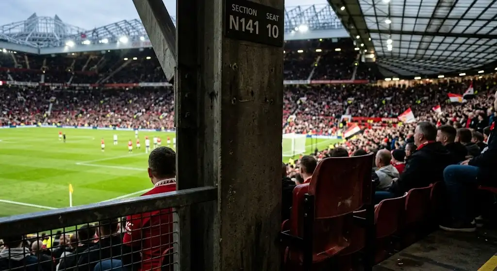 Der schlechteste Sitzplatz im Old Trafford background image